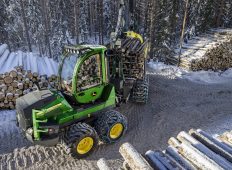 John Deere expune la FinnMetko forwarderele mici din Seria G și cel mai smart sistem de management de pe piață