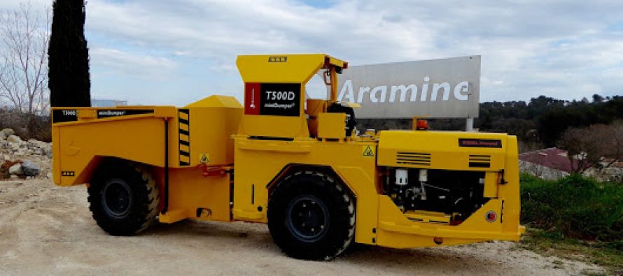 T500D se alătură utilajelor subterane Aramine din clasa mini