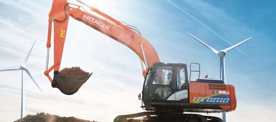 Noul excavator hidraulic hibrid Hitachi îmbină tehnologia cu ultimele inovații