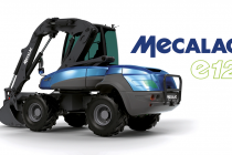 Mecalac e12 este primul excavator pe roți 100% electric, destinat șantierelor urbane