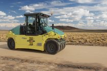 Ammann’s new ART 280 hydrostatic tyred roller features a modular, easy-load ballasting system