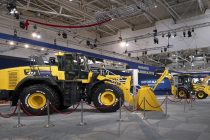 Komatsu Europe presented the all-new WA475-10 wheel loader at Bauma 2019
