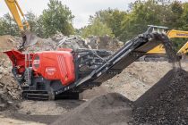 Terex Finlay J-1160 second-generation jaw crusher