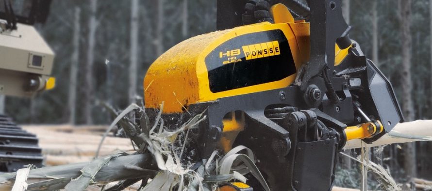 Ponsse launches a new powerful harvester head for processing eucalyptus trees