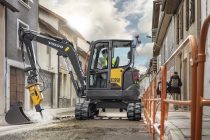 Volvo CE introduce excavatorul compact ECR50 generația F, pentru mai multă versatilitate și ușurință în operare