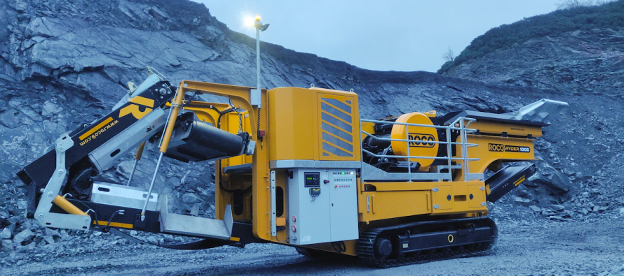 ROCO has introduced Ryder 1000 diesel-electric jaw crusher
