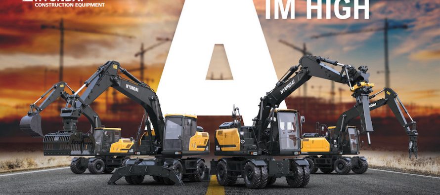 HCE has launched the new A-Series wheeled excavators