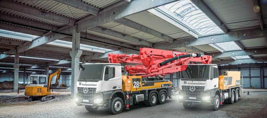 Putzmeister lansează în clasa de 20 m autopompele de beton M24 și M28