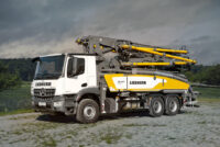 New 36 XXT truck-mounted concrete pump from Liebherr: Light, compact and flexible