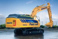 Komatsu propune un concept de excavator hidraulic de clasă medie cu pile de combustie cu hidrogen